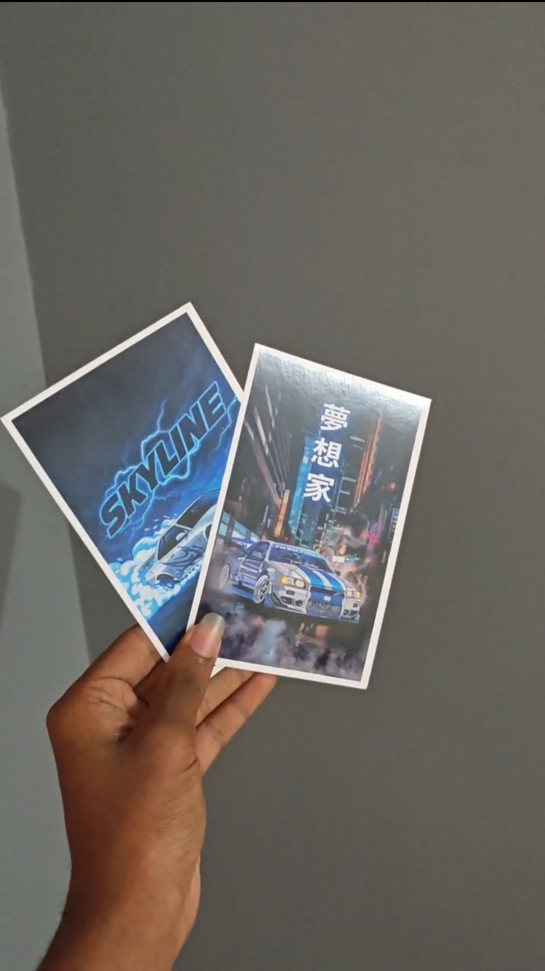 Aesthetic car poster card combo of 25 size A6