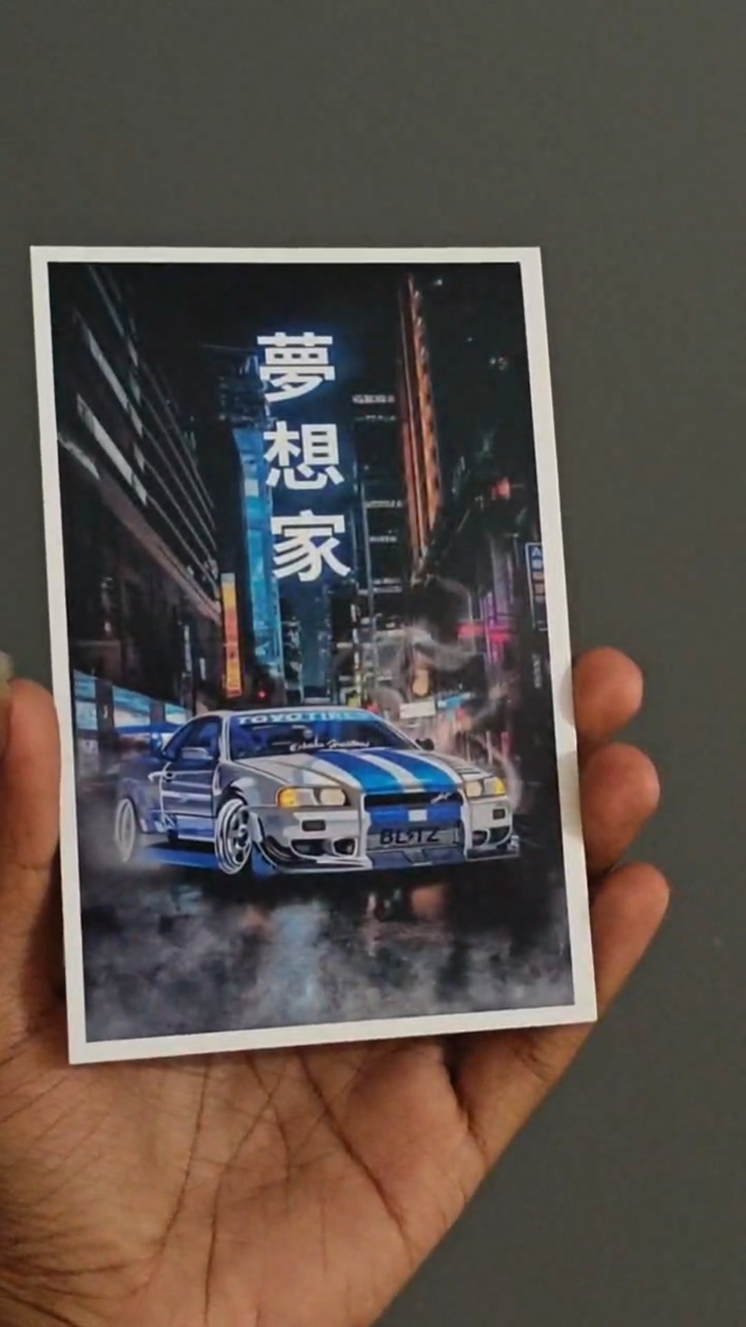 Aesthetic car poster card combo of 25 size A6