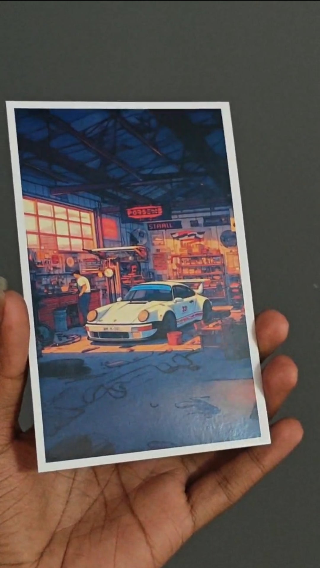 Aesthetic car poster card combo of 25 size A6