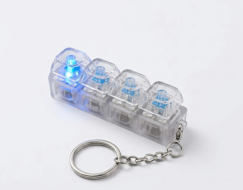 fidget keyboard keychain