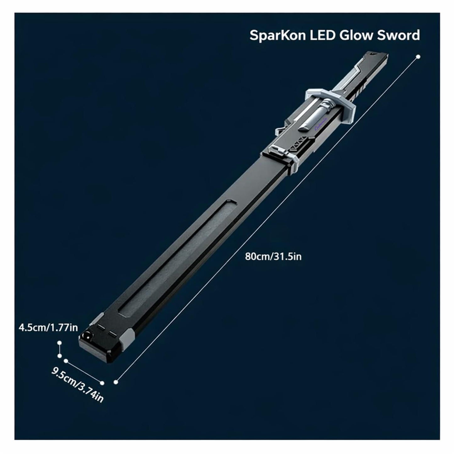 Multicolor LED Light Toy - Spark Sword with Sound & Fog Effects