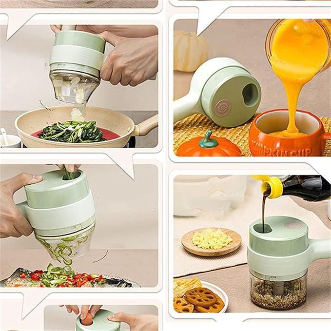 4-in-1 Electric Vegetable & Fruit Cutter