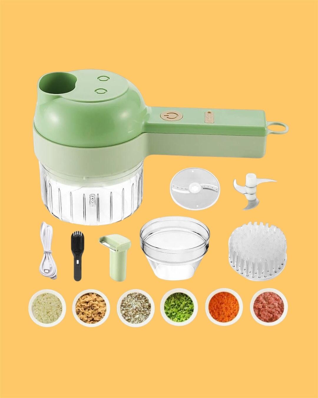 4-in-1 Electric Vegetable & Fruit Cutter