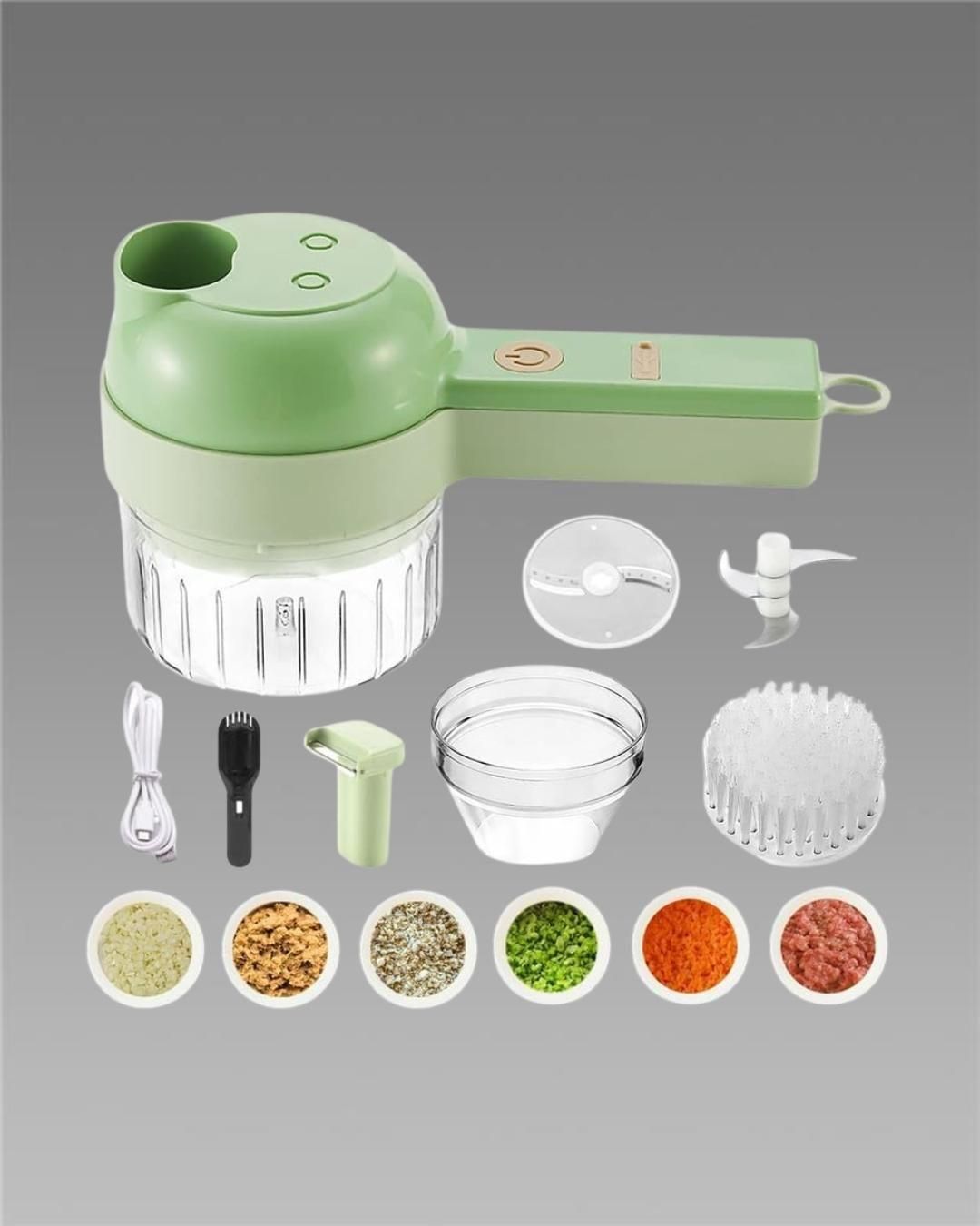 4-in-1 Electric Vegetable & Fruit Cutter
