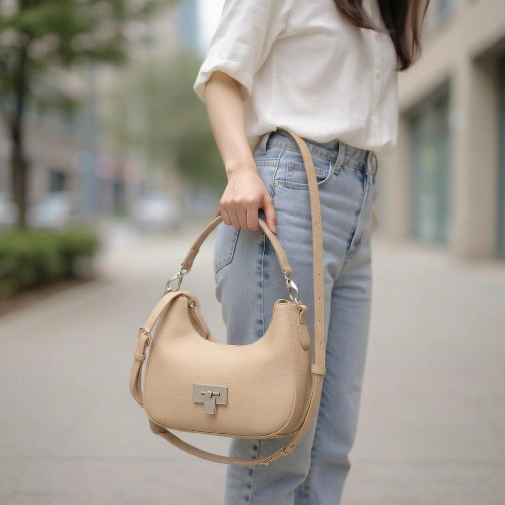 Elegant Mini Beige Handbag – Premium Style Everyday Carry